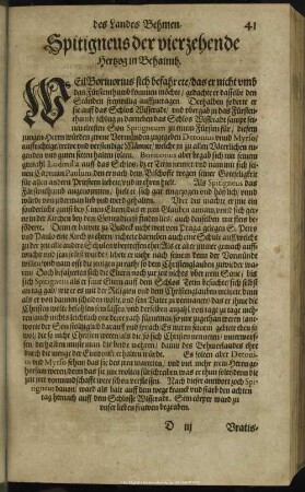 Spitigneus der vierzehende Hertzog in Behaimb