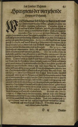 Spitigneus der vierzehende Hertzog in Behaimb