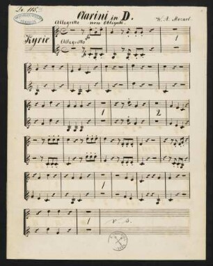 Clarini in D