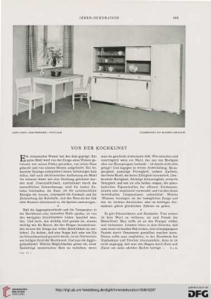 47: Von der Kochkunst