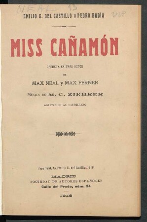 Miss Cañamón