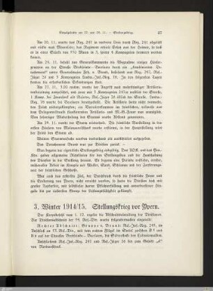 3. Winter 1914/15. Stellungskrieg vor Ypern