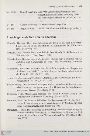 2. wichtige, mehrfach zitierte Literatur