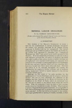 Imperial Labour Exchanges