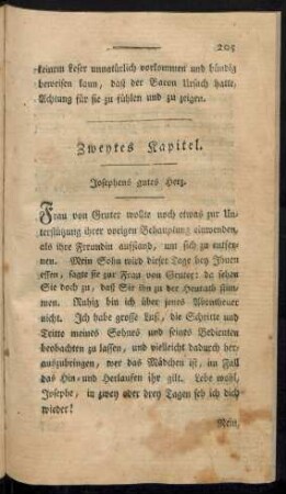 Zweytes Kapitel. Josephens gutes Herz.