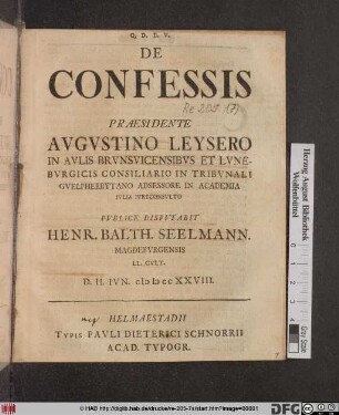 De Confessis
