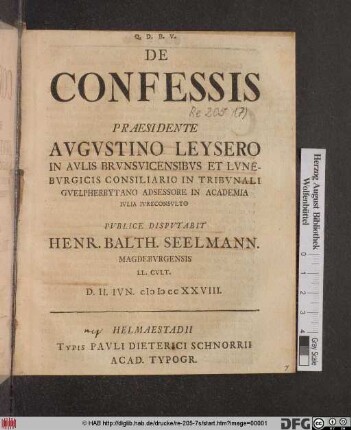 De Confessis