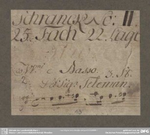 Sonatas - Mus.2392-Q-11 : vl (2), bc - A; TWV 42:A 8