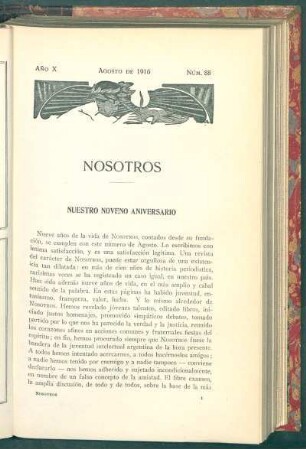 Nuestro noveno aniversario