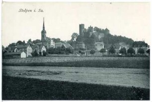 Stolpen. Blick auf Stolpen
