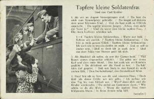 Tapfere kleine Soldatenfrau