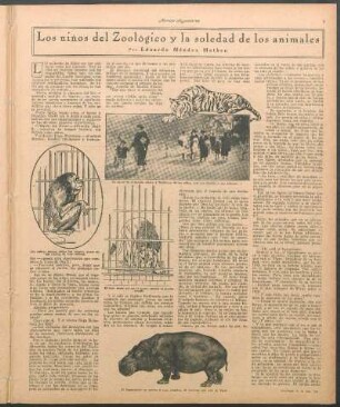 Los niños del Zoológico y la soledad de los animales