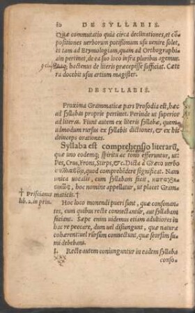 De Syllabis.