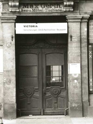 Dresden-Neustadt, Bautzner Straße 39. Wohnhaus (um 1890). Portal