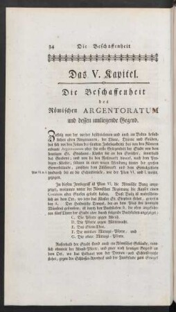 Das V. Kapitel. Die Beschaffenheit des Römischen Argentoratum und dessen umliegende Gegend