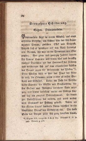 Dreyzehnte Schilderung.