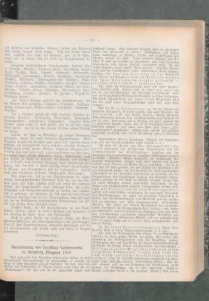 Versammlung des Deutschen Lehrervereins zu Straßburg Pfingsten 1910