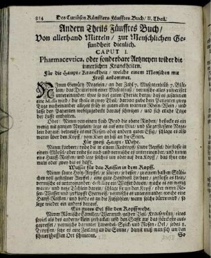 Andern Theils Fünfftes Buch/...