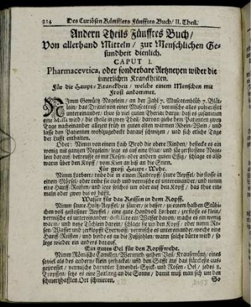 Andern Theils Fünfftes Buch/...