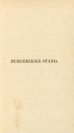 Burgerlijke stand