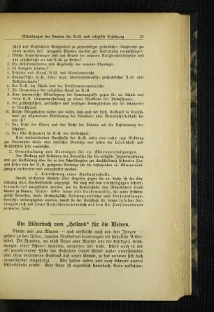 ¬Ein¬ Bilderbuch vom "Heiland" für die Kleinen