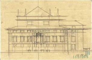 Fischer, Theodor; Bayreuth (Bayern); Rathaus (Umbau Infanteriekaserne) und Saalbau - Ansicht