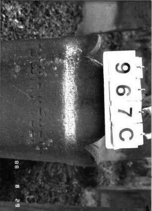 Grabstein 967 (Index: 100099121) Maße HxBxT: 97x51x8 cm: Grabstein 967C