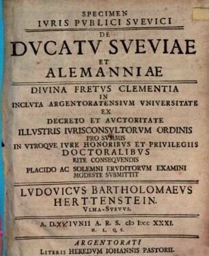 De ducatu Sueviae et Alemanniae