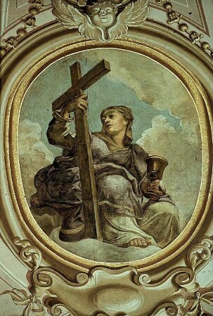 Evangelisten und Tugenden