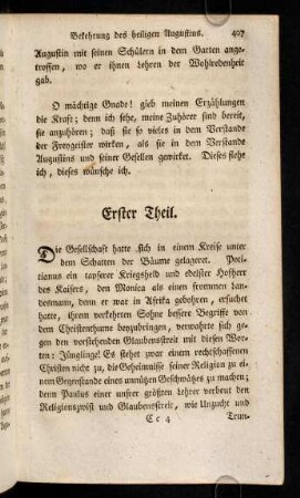 407-418, Die Gesellschaft hatte sich in einem Kreise unter ...