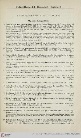 Geschichte und Kulturgeschichte (Nr.178-359)