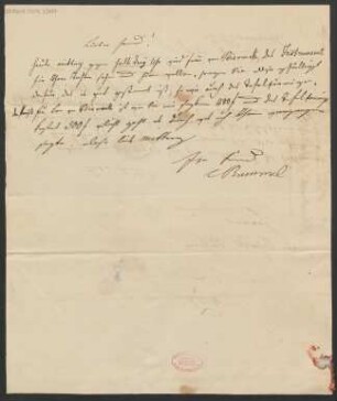 Brief an B. Schott's Söhne : 19.03.1836