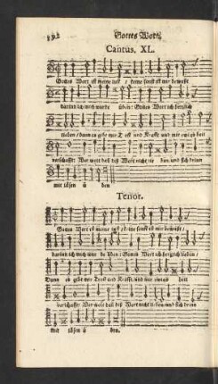 XL. Cantus. [Gottes Wort.]