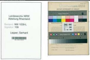 Entnazifizierung Gerhard Lepper , geb. 07.08.1910 (Maurer)