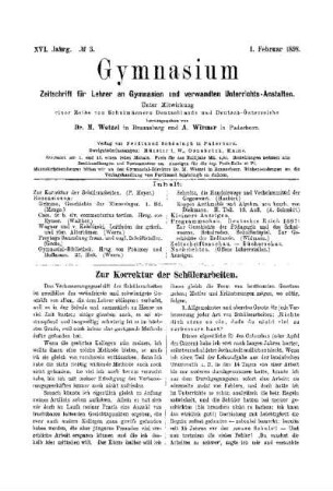 Zur Korrektur der Schülerarbeiten