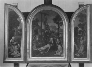 Flügelaltar mit Kreuzabnahme