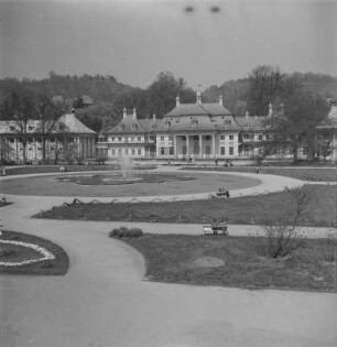 Dresden-Pillnitz. Schloss Pillnitz. Blick auf das Bergpalais