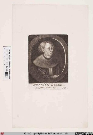 Bildnis Stephan Coler (Koler)