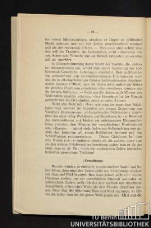 "Verachtung"
