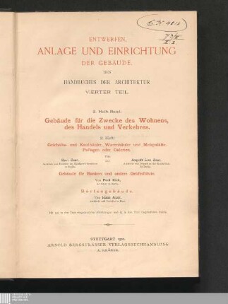 Geschäfts- und Kaufhäuser, Warenhäuser und Messpaläste, Passagen oder Galerien