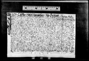Caspar Hösch zu Schlat stellt Hz. Johann Friedrich von Württemberg bzw. der Adelberger Pflege Göppingen einen Revers über 100 fl aus, die der A. von der Pflege Göppingen erhalten hat, aus.