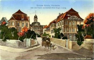 Schloss Gohlis, Waldseite : nach dem Projekt von Architekt Alfons Berger, Leipzig