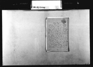 Schreiben von Ludwig Achenbach, Mannheim, an August Lamey: Adresse des Nationalvereins Mannheim an Großherzog Friedrich I.