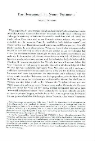 257-280 Das Herrenmahl im Neuen Testament