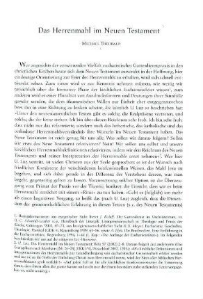 257-280 Das Herrenmahl im Neuen Testament