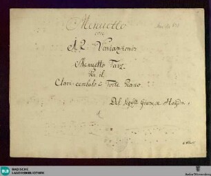 Variations - Don Mus.Ms. 670 : cemb; E|b; Hob XVII:3