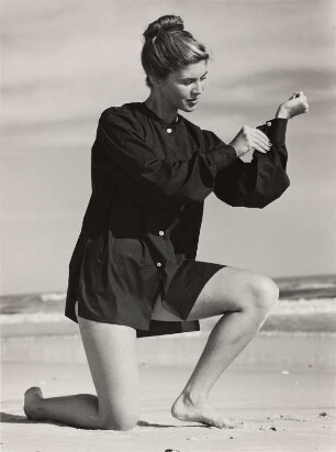 Modeaufnahme, Modell Janet Stephenson (Mademoiselle)