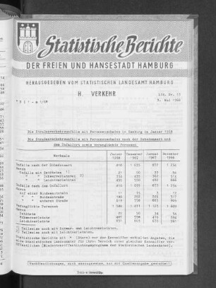 Die Straßenverkehrsunfälle mit Personenschaden in Hamburg im Januar 1968 : Lfd. Nr. 13