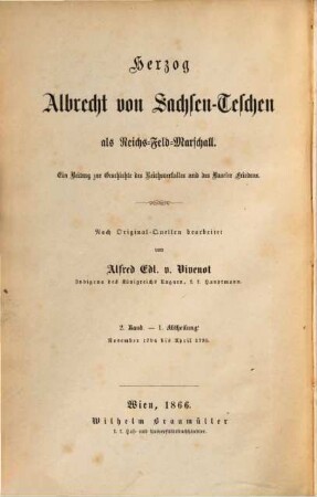 Zur Geschichte des Baseler Friedens : nach Original-Quellen bearb.. 1, November 1794 bis April 1795