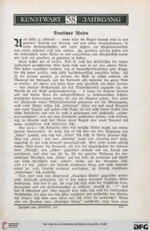 Deutsches Wesen
